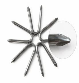 Diamond Point U Staples for Fencing and Wire Fixing